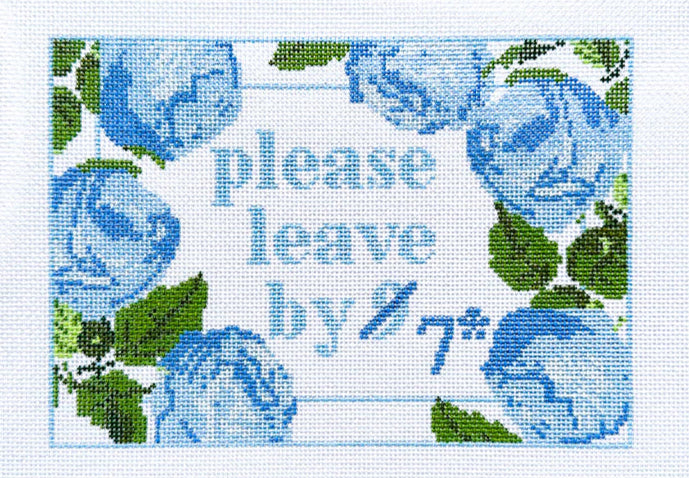Please Leave By 9.....7