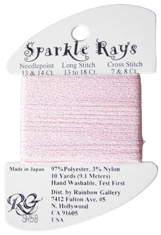 Sparkle Rays 13 | SR58 Lite Pink – Seaside Needlepoint