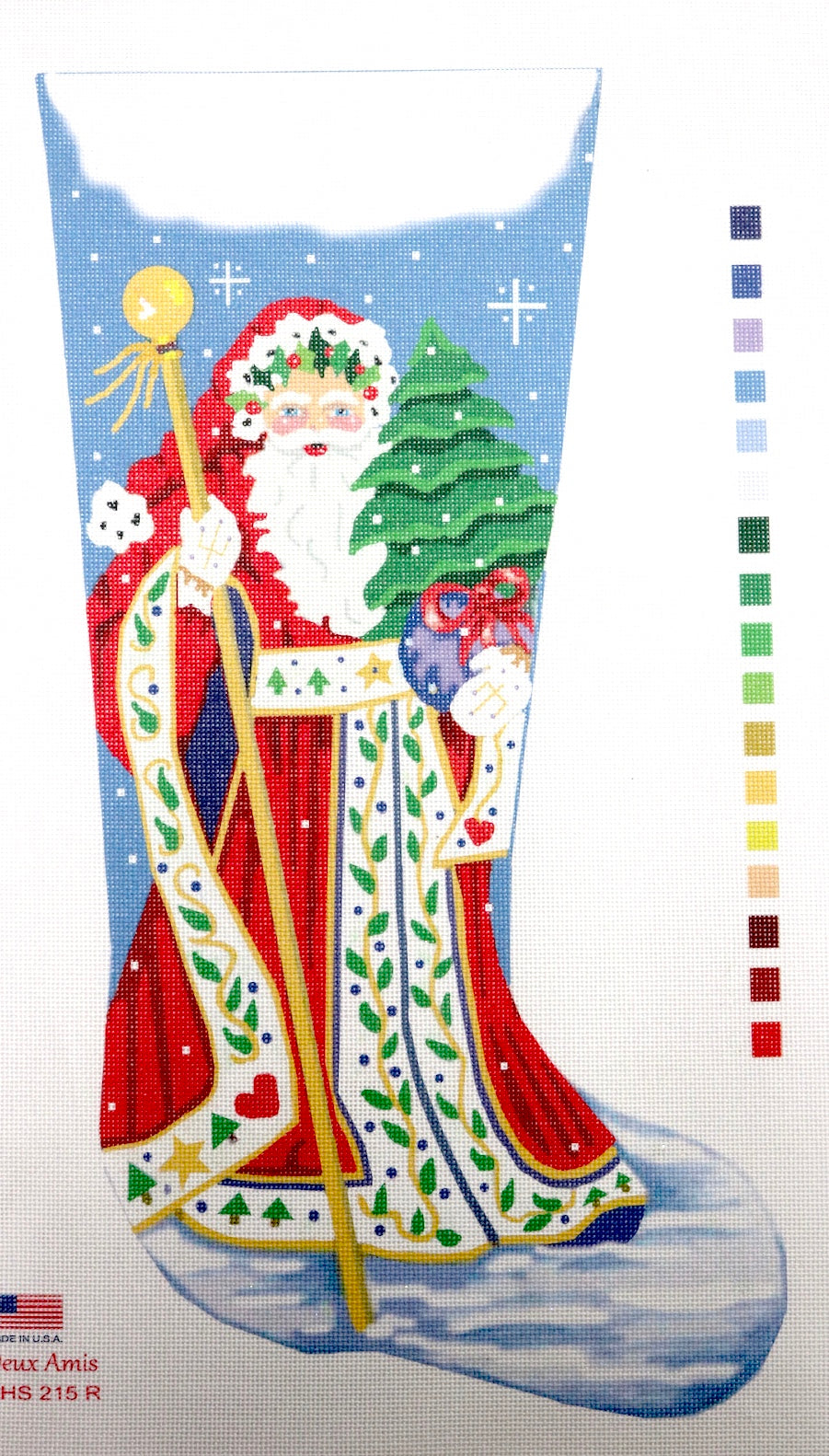 Red Scandinavian Santa