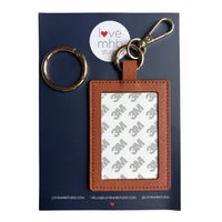 Rectangle Self-Finishing Leather Bag Charm