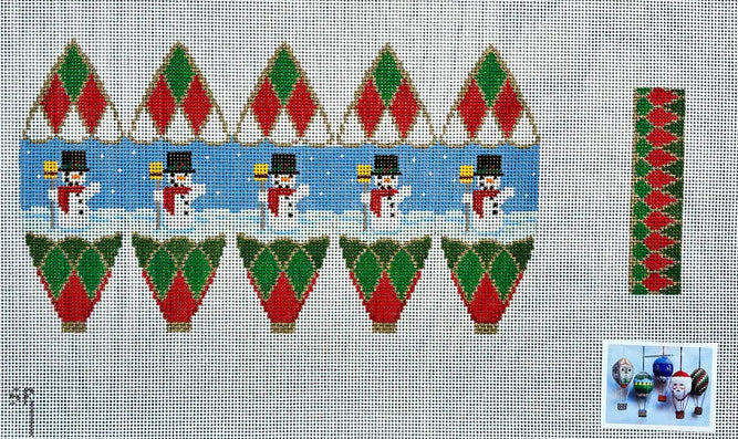 Snowman Hot Air Balloon