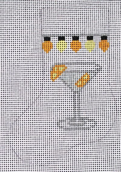 lemon drop ornament mini sock