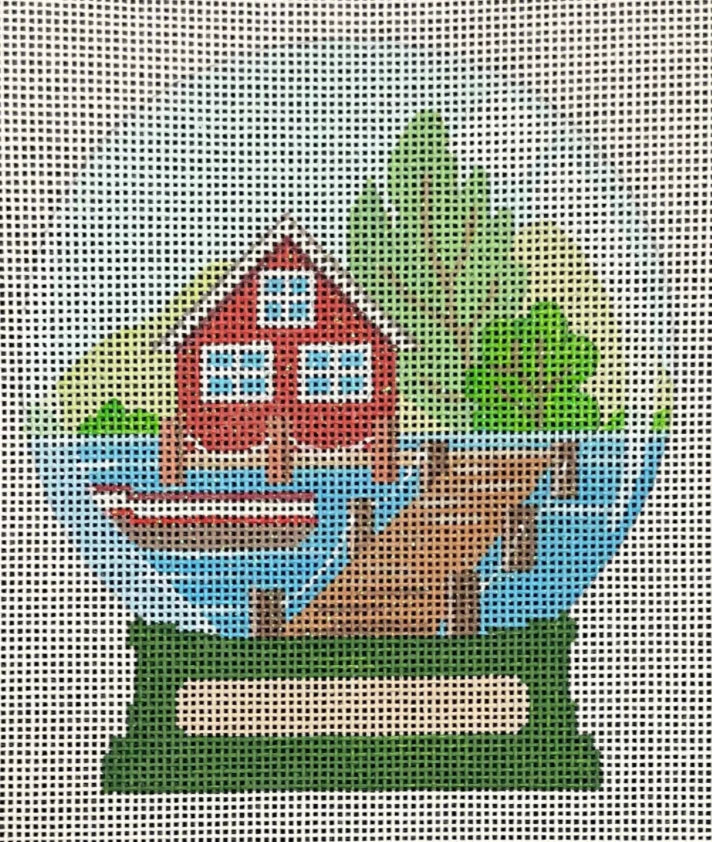 Lake House Snowglobe