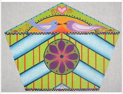 Love Birds Clock W O Works - confirm?
