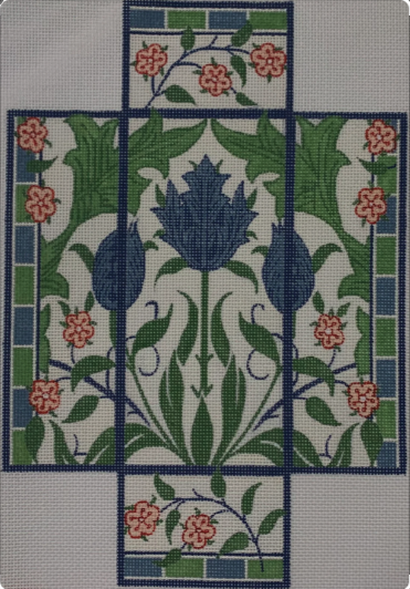 Wm S Blue Tulips Brick Cover