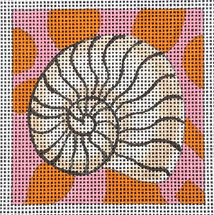 Black White Seashell