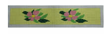 Pink Dogwood On Yellow Key Fob