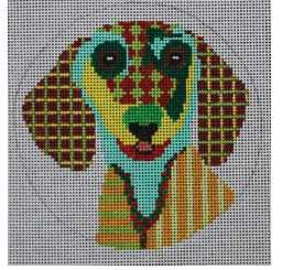 Dachshund 4" Round