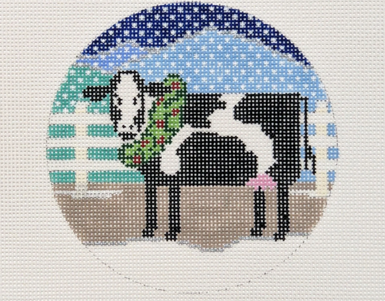 Cow With Wreath Round