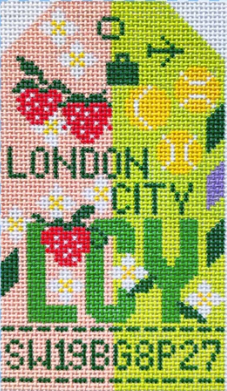 London City Retro Travel Tag