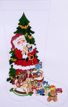 Santa w/ Rocking Horse - 13M