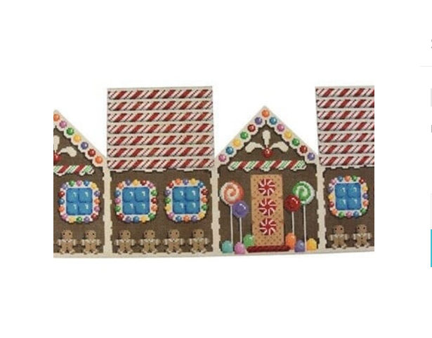 Chocolate Peppermint Stick 3-D House
