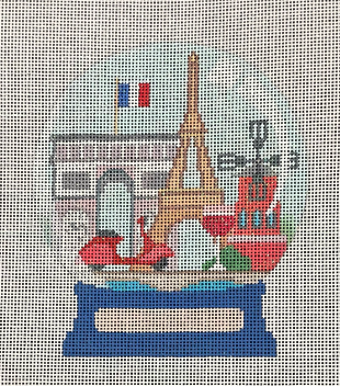 Paris Snow Globe