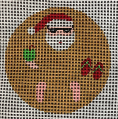 Santa Buried In Sand