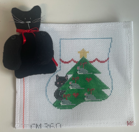 Mouse Tree w/ Black Kitty