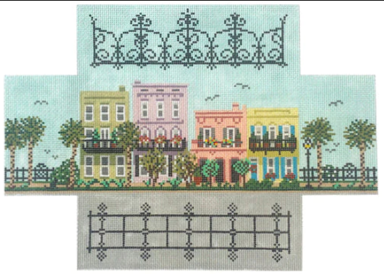 Pastel Houses Brick Cover