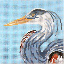 Great Blue Heron 4" Sq.