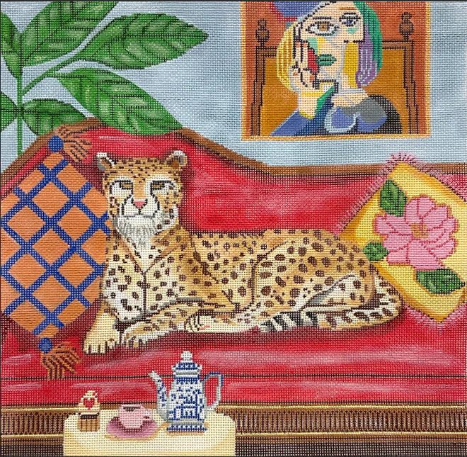 Picasso's Lounging Leopard