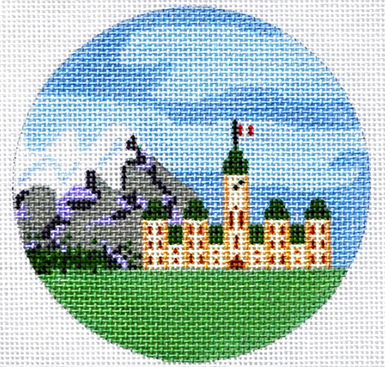 Canada-Parliament Hill 4" Round