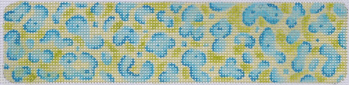 Leopard Spots Seaside Blue/Lime CUFF