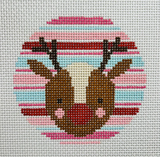 Reindeer on Stripes