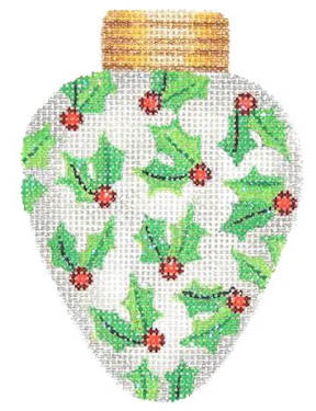 Christmas Light Silver With Holly