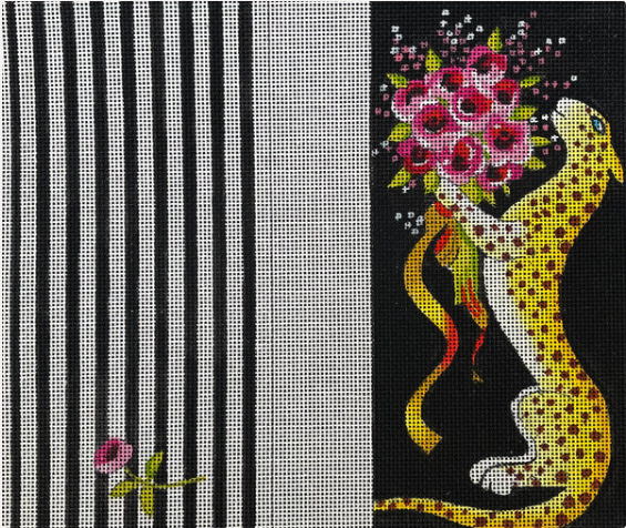 Leopard w/ Bouquet Eyeglass Case