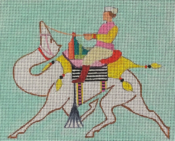 Man Riding White Camel  (TS)