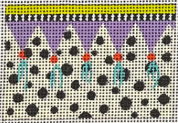 Polka Dots w/ Tassels (TS)