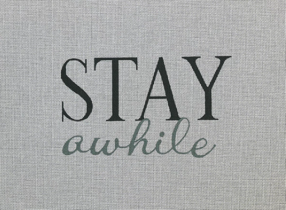 Stay Awhile (TS)