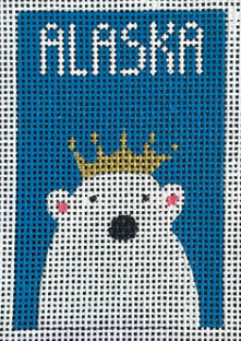 Alaska Polar Bear Luggage Tag
