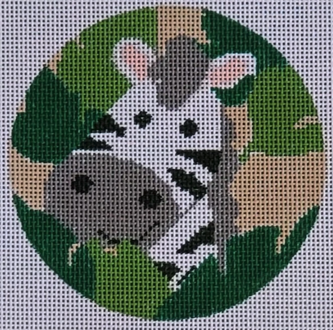 Zebra Ornament Round