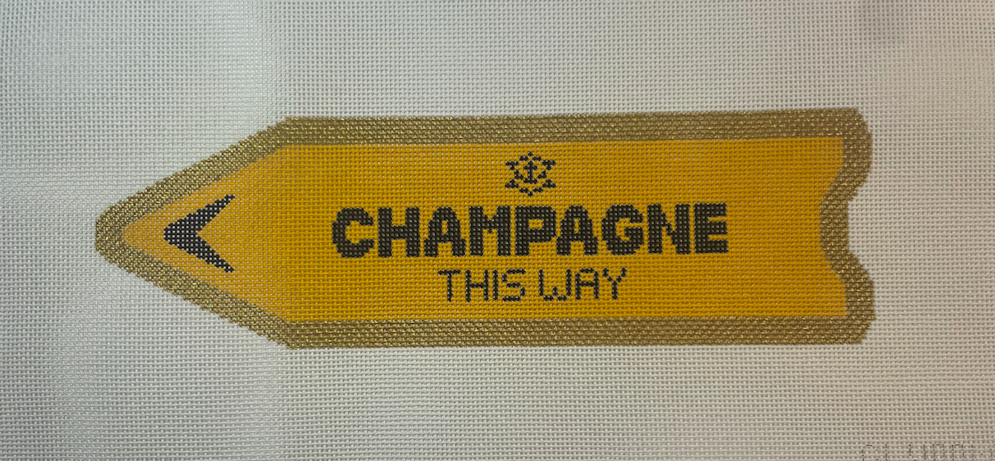 Champagne This Way - Orange