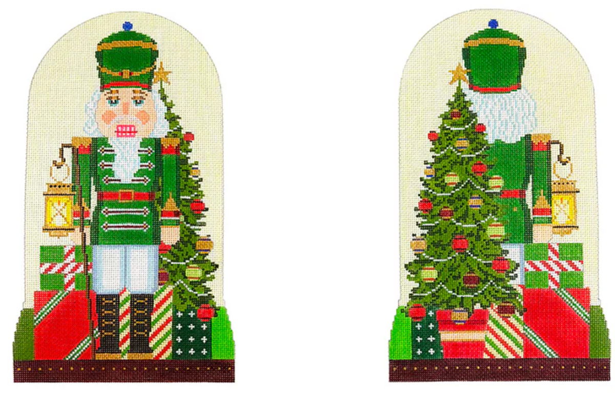Green Double Sided Nutcracker Standup