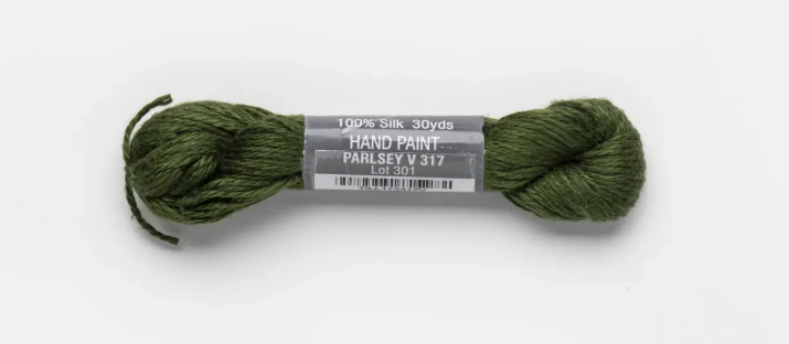Pepper Pot Variegated Silk |  PPV-317 Parsley