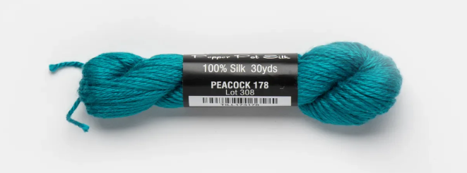 Pepper Pot Silk | PP-178 Peacock