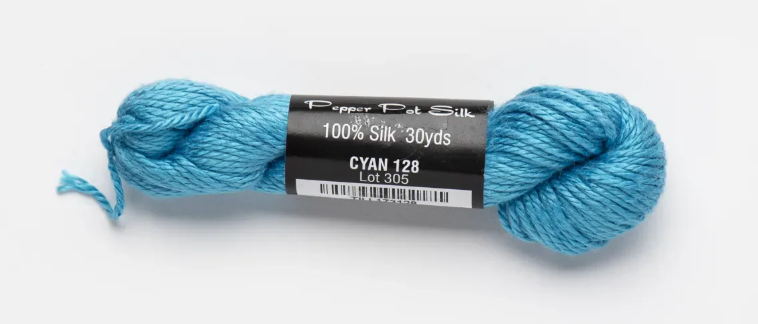 Pepper Pot Silk | PP-128 Cyan