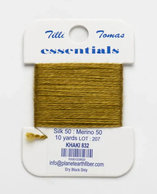 Essentials 10 Yd Card | E-832 Khaki