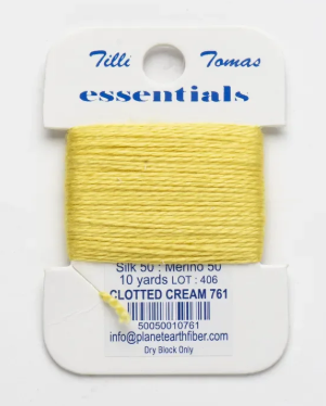 Essentials 10 Yd Card | E-761 Clotted Cream