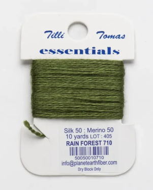 Essentials 10 Yd Card | E-710 Rain Forest