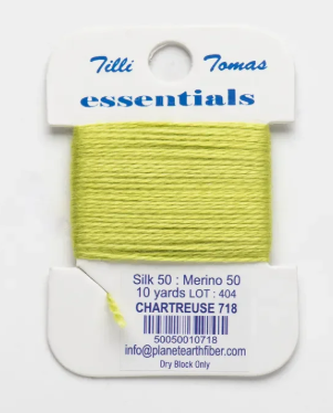 Essentials 10 Yd Card | E-718 Chartreuse
