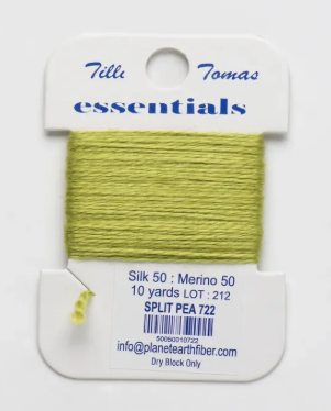 Essentials 10 Yd Card | E-722 Split Pea