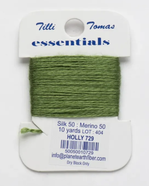 Essentials 10 Yd Card | E-729 Holly