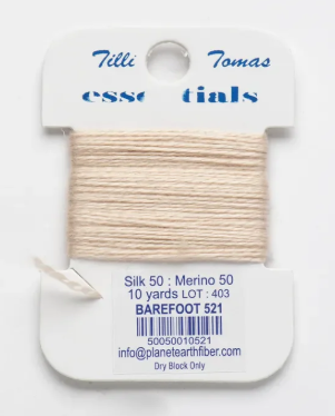 Essentials 10 Yd Card | E-521 Barefoot