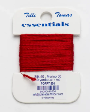Essentials 10 Yd Card | E-554 Poppy