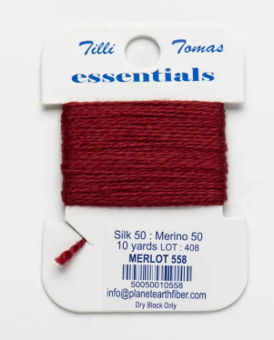 Essentials 10 Yd Card | E-558 Merlot