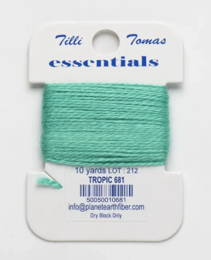 Essentials 10 Yd Card | E-681 Tropic