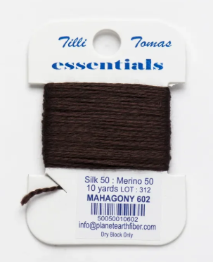 Essentials 10 Yd Card | E-602 Mahogany