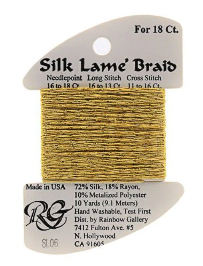 Silk Lame´ Braid 18 | SL006 Gold