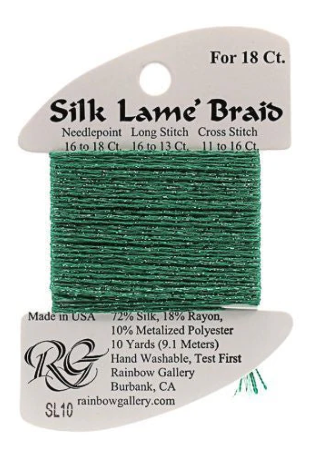 Silk Lame´ Braid 18 | SL010 Green